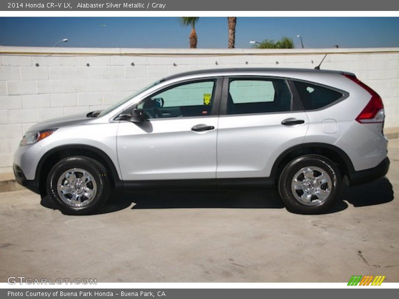 Alabaster Silver Metallic / Gray 2014 Honda CR-V LX