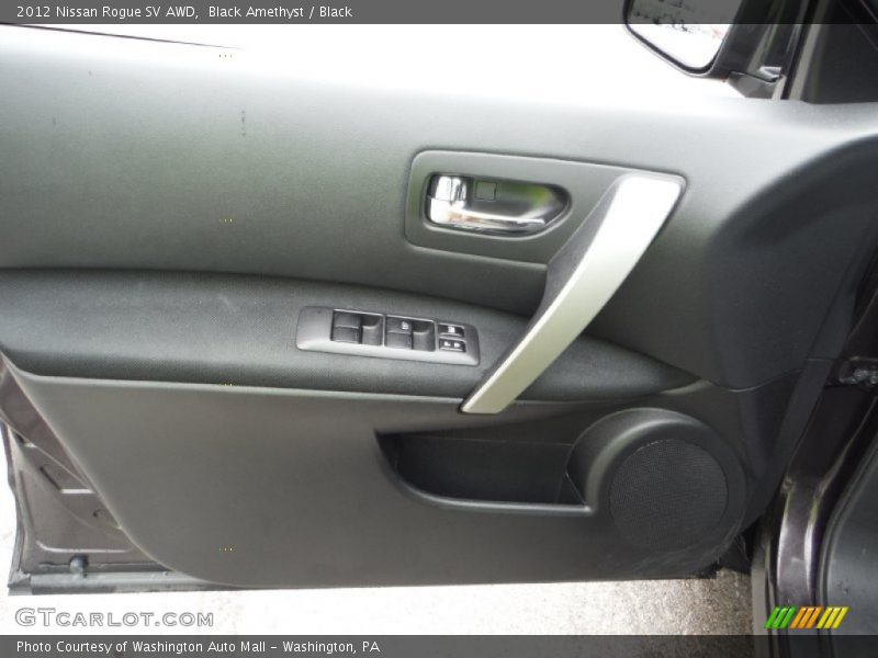 Black Amethyst / Black 2012 Nissan Rogue SV AWD
