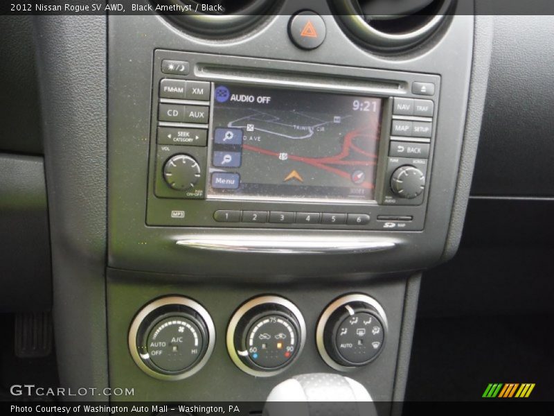Black Amethyst / Black 2012 Nissan Rogue SV AWD