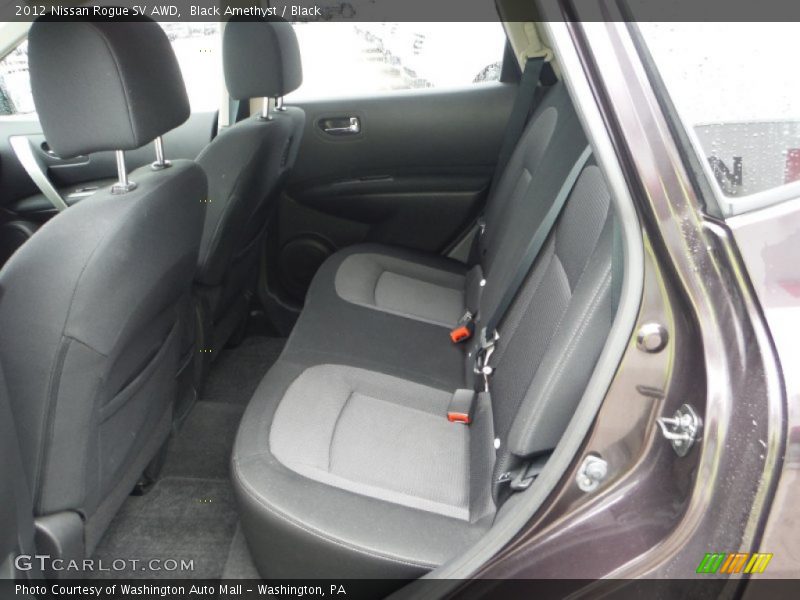 Black Amethyst / Black 2012 Nissan Rogue SV AWD