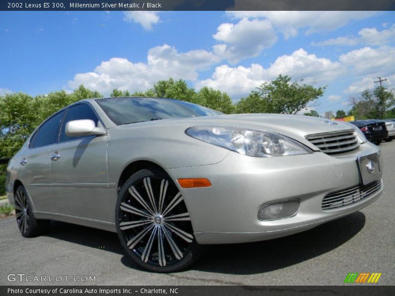 Millennium Silver Metallic / Black 2002 Lexus ES 300