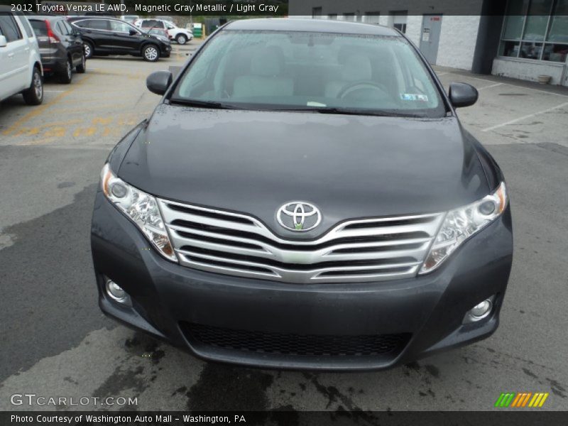 Magnetic Gray Metallic / Light Gray 2012 Toyota Venza LE AWD