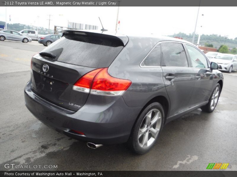 Magnetic Gray Metallic / Light Gray 2012 Toyota Venza LE AWD