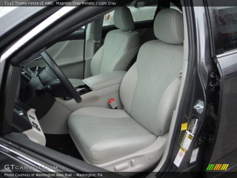 Magnetic Gray Metallic / Light Gray 2012 Toyota Venza LE AWD