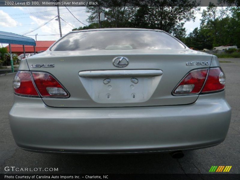 Millennium Silver Metallic / Black 2002 Lexus ES 300