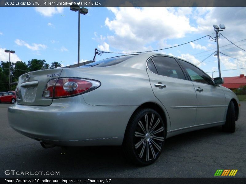Millennium Silver Metallic / Black 2002 Lexus ES 300