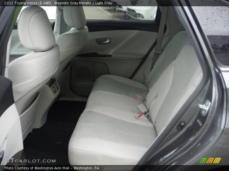 Magnetic Gray Metallic / Light Gray 2012 Toyota Venza LE AWD