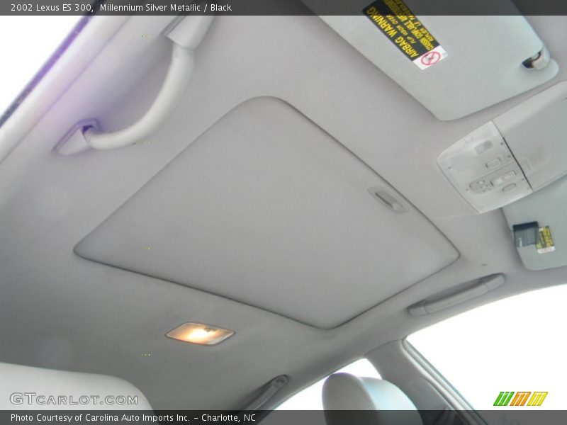 Millennium Silver Metallic / Black 2002 Lexus ES 300