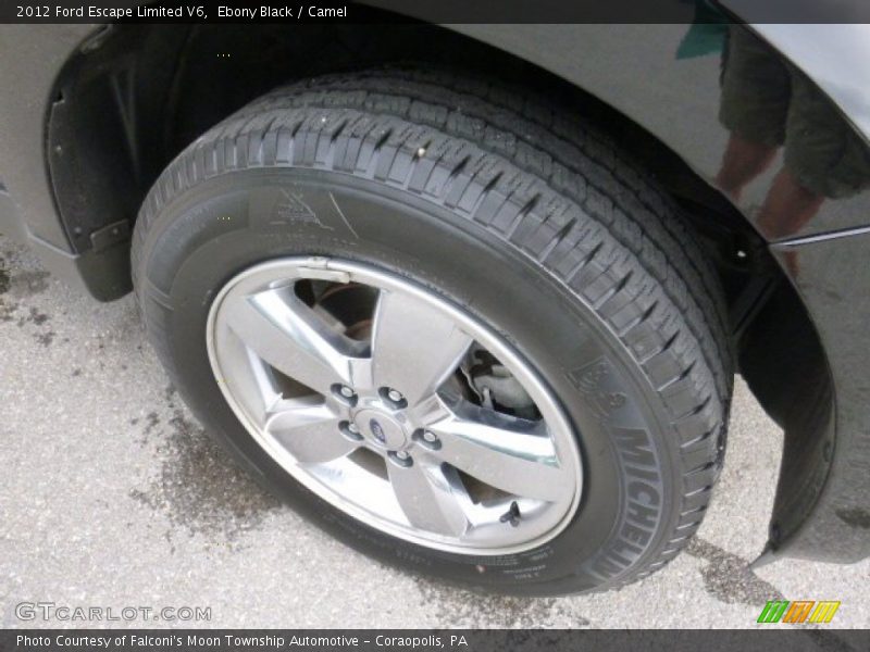 Ebony Black / Camel 2012 Ford Escape Limited V6