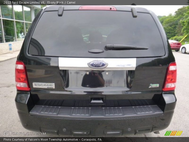 Ebony Black / Camel 2012 Ford Escape Limited V6