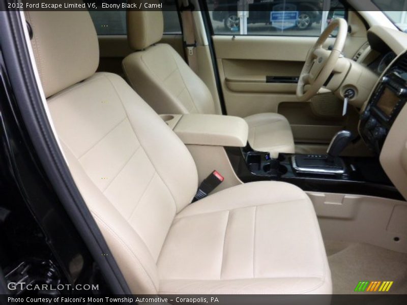 Ebony Black / Camel 2012 Ford Escape Limited V6