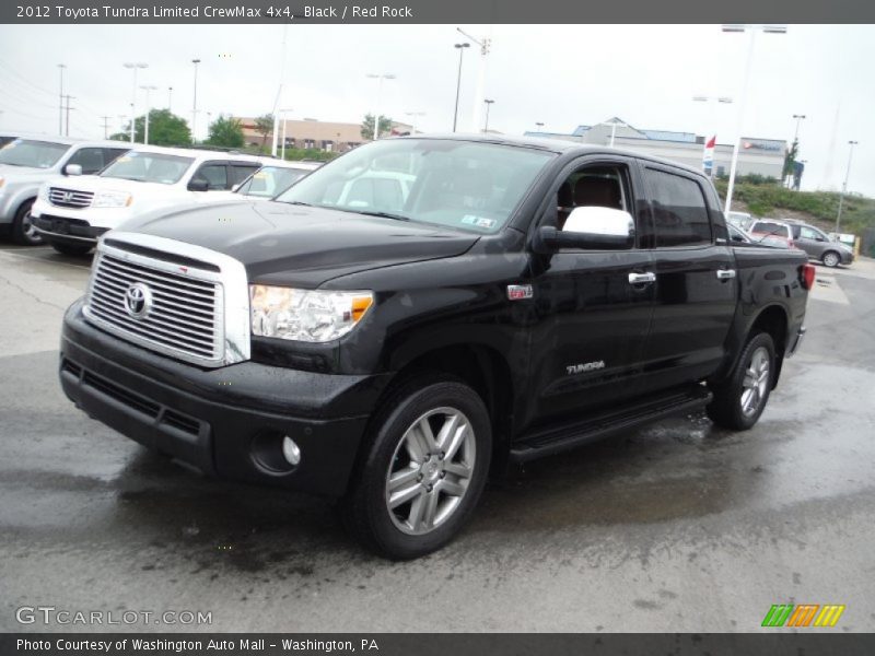Black / Red Rock 2012 Toyota Tundra Limited CrewMax 4x4