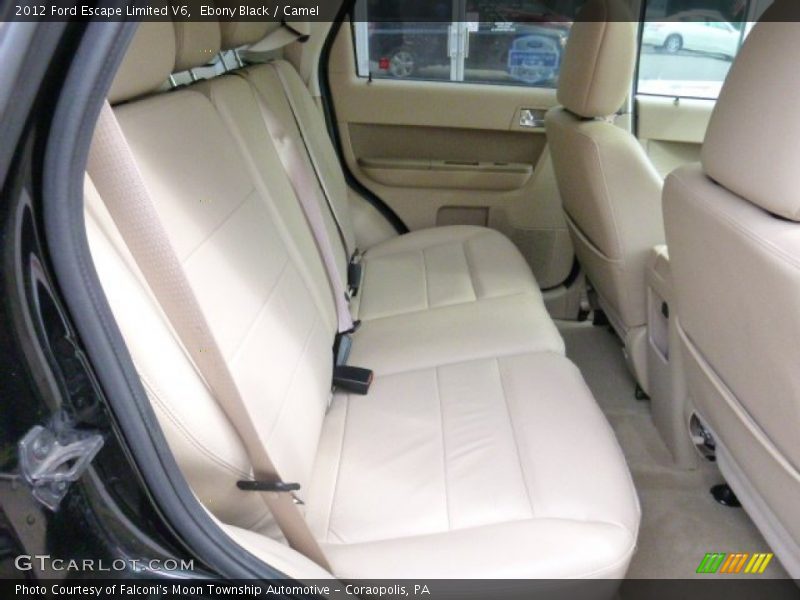 Ebony Black / Camel 2012 Ford Escape Limited V6