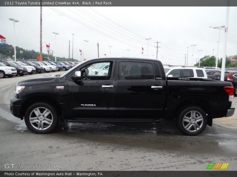 Black / Red Rock 2012 Toyota Tundra Limited CrewMax 4x4