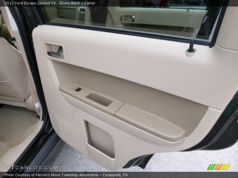 Ebony Black / Camel 2012 Ford Escape Limited V6