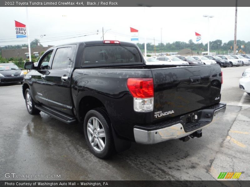 Black / Red Rock 2012 Toyota Tundra Limited CrewMax 4x4