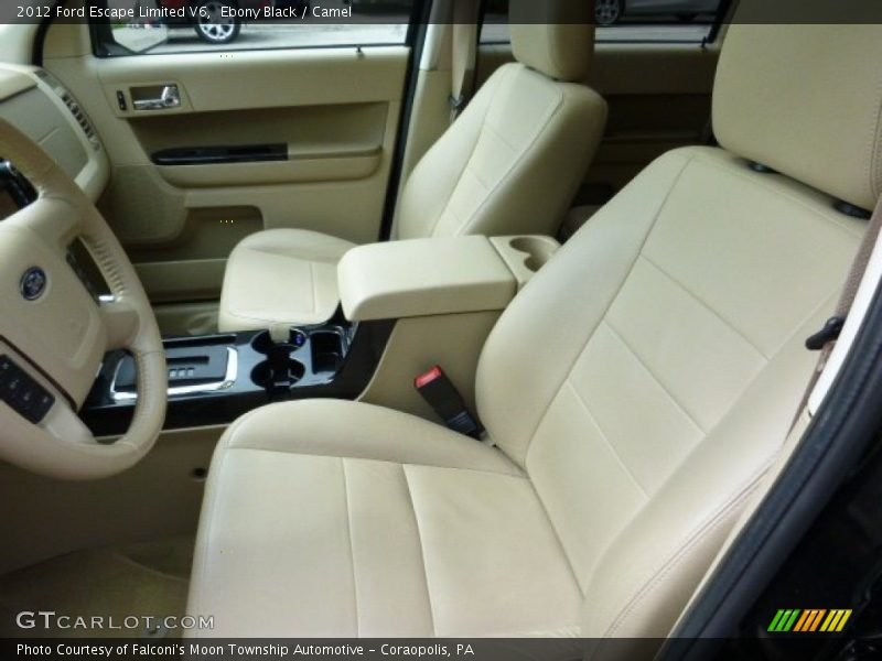 Ebony Black / Camel 2012 Ford Escape Limited V6