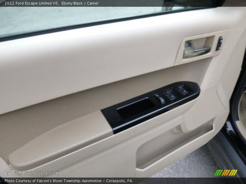 Ebony Black / Camel 2012 Ford Escape Limited V6