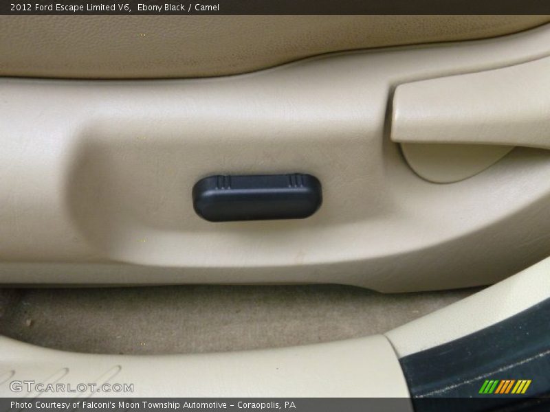 Ebony Black / Camel 2012 Ford Escape Limited V6
