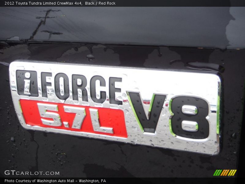 Black / Red Rock 2012 Toyota Tundra Limited CrewMax 4x4