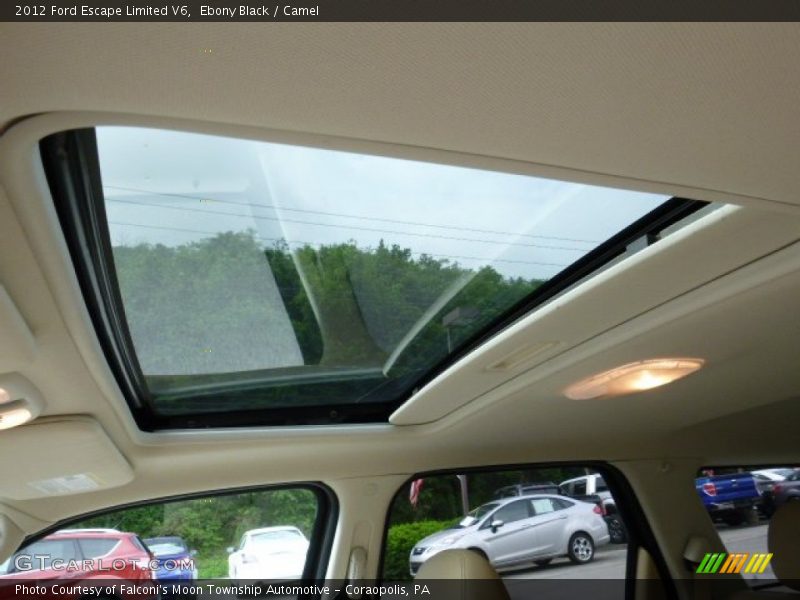 Ebony Black / Camel 2012 Ford Escape Limited V6