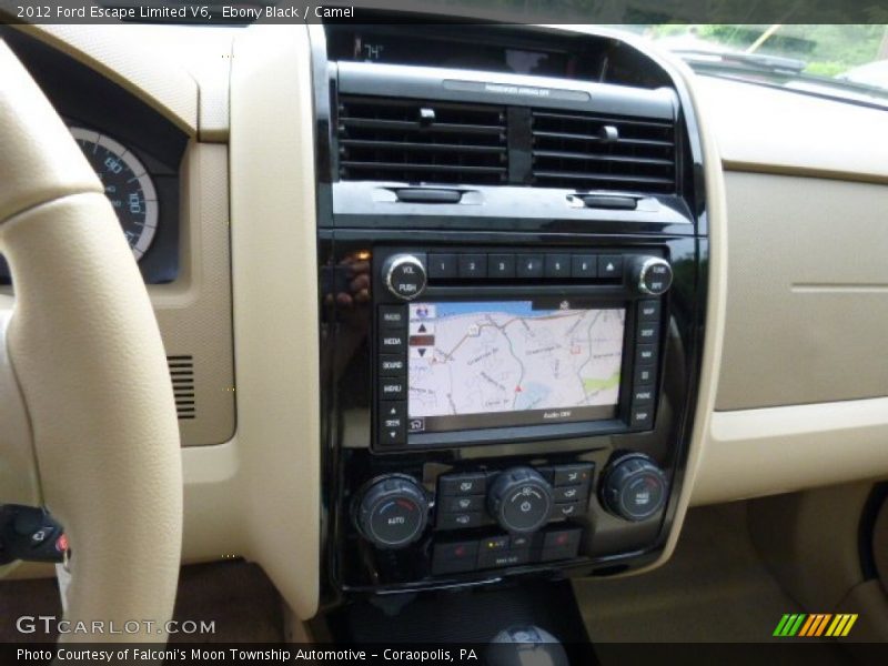Ebony Black / Camel 2012 Ford Escape Limited V6