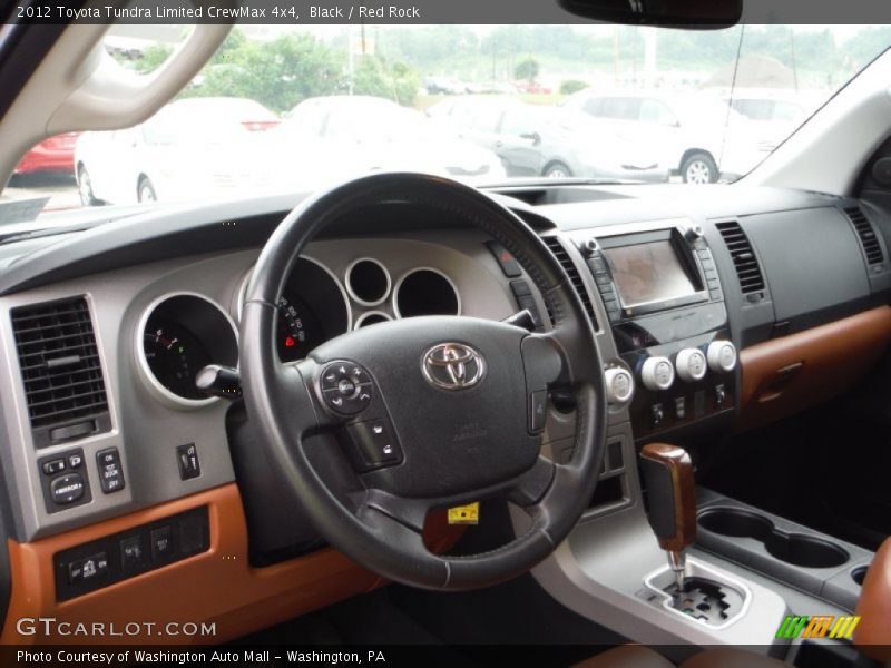 Black / Red Rock 2012 Toyota Tundra Limited CrewMax 4x4