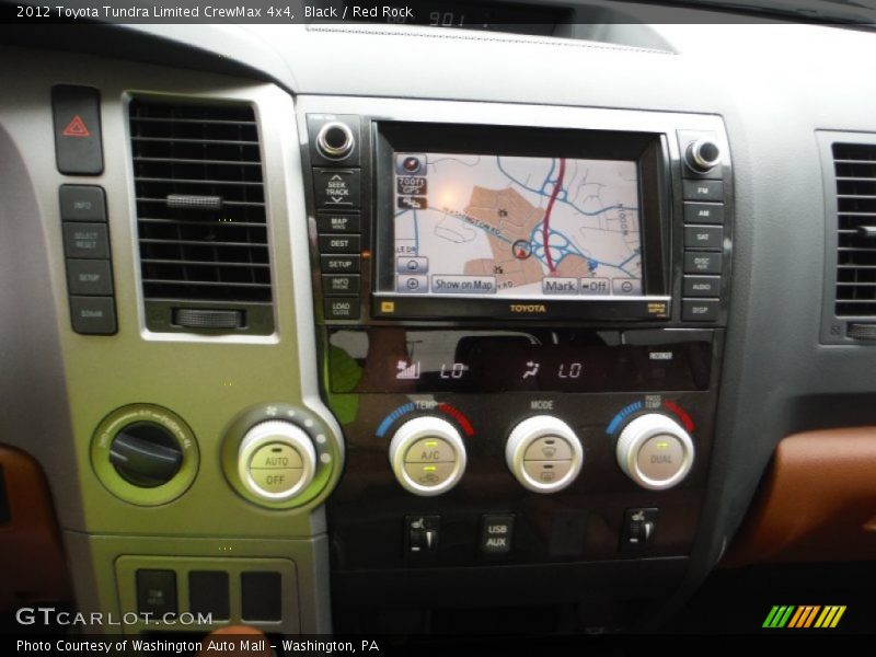 Black / Red Rock 2012 Toyota Tundra Limited CrewMax 4x4