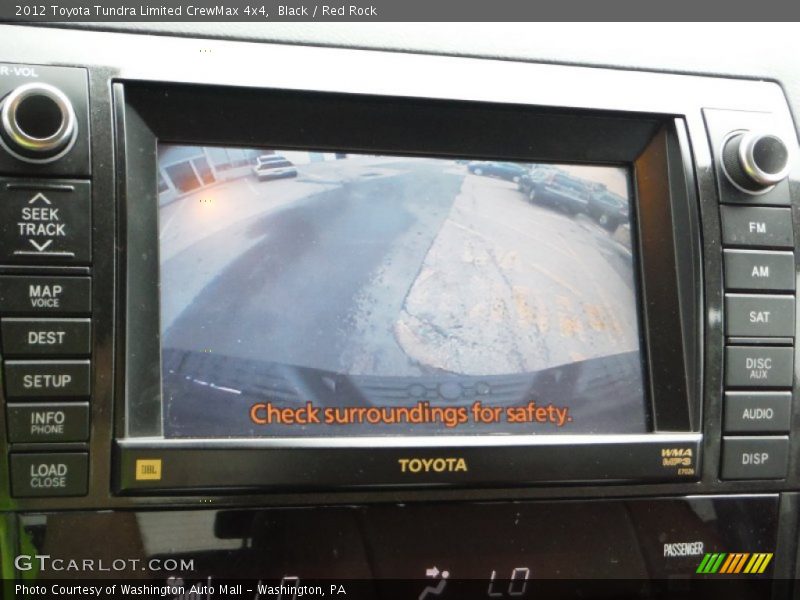 Black / Red Rock 2012 Toyota Tundra Limited CrewMax 4x4