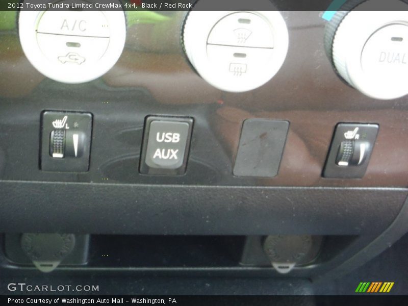 Black / Red Rock 2012 Toyota Tundra Limited CrewMax 4x4