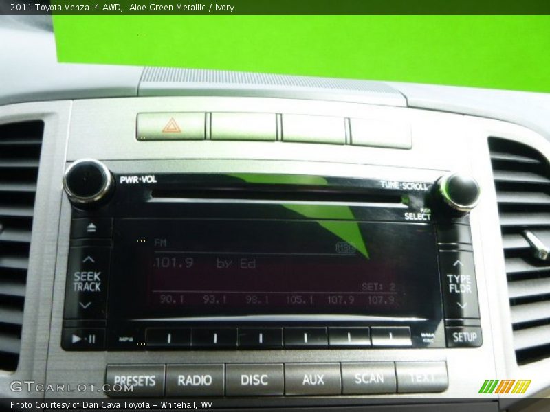 Aloe Green Metallic / Ivory 2011 Toyota Venza I4 AWD