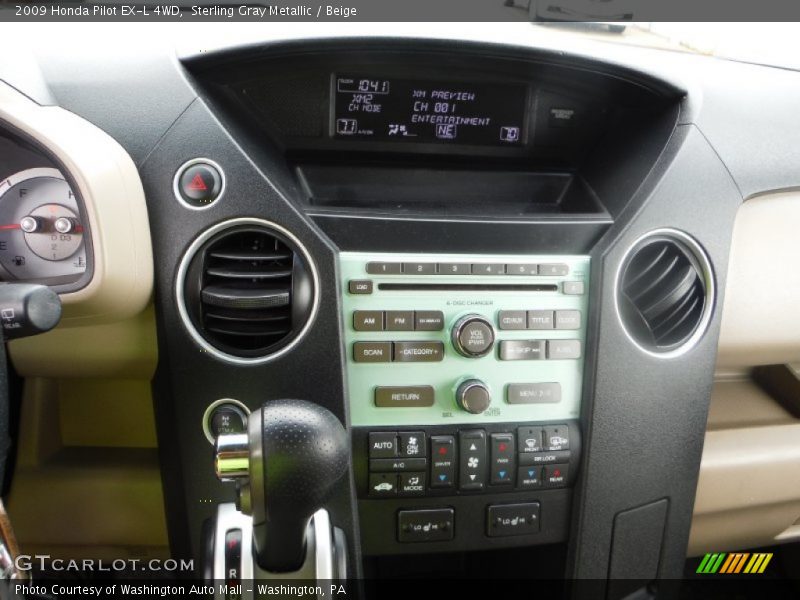 Sterling Gray Metallic / Beige 2009 Honda Pilot EX-L 4WD