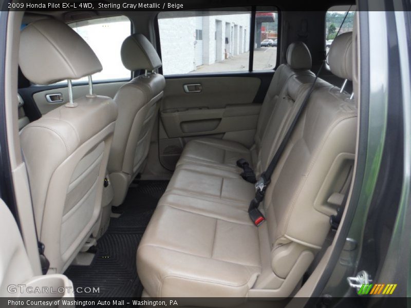 Sterling Gray Metallic / Beige 2009 Honda Pilot EX-L 4WD