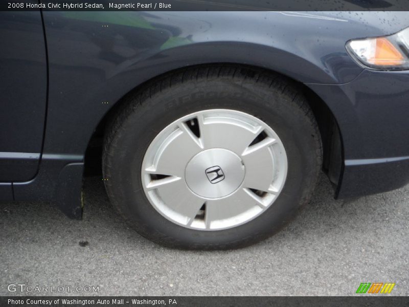 Magnetic Pearl / Blue 2008 Honda Civic Hybrid Sedan