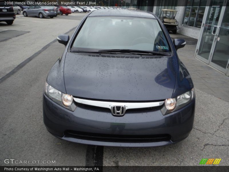 Magnetic Pearl / Blue 2008 Honda Civic Hybrid Sedan