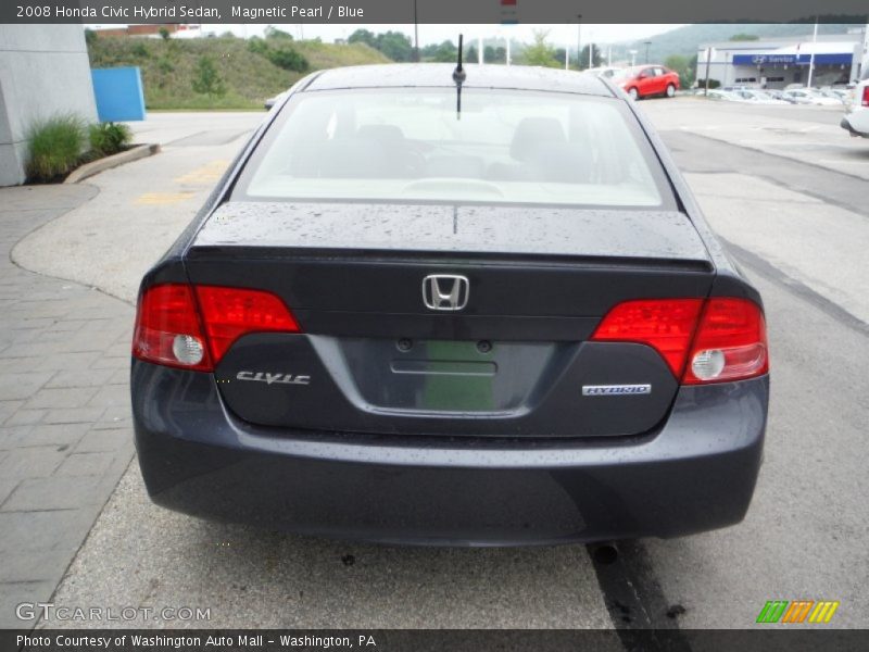 Magnetic Pearl / Blue 2008 Honda Civic Hybrid Sedan