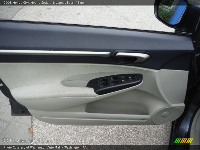 Magnetic Pearl / Blue 2008 Honda Civic Hybrid Sedan