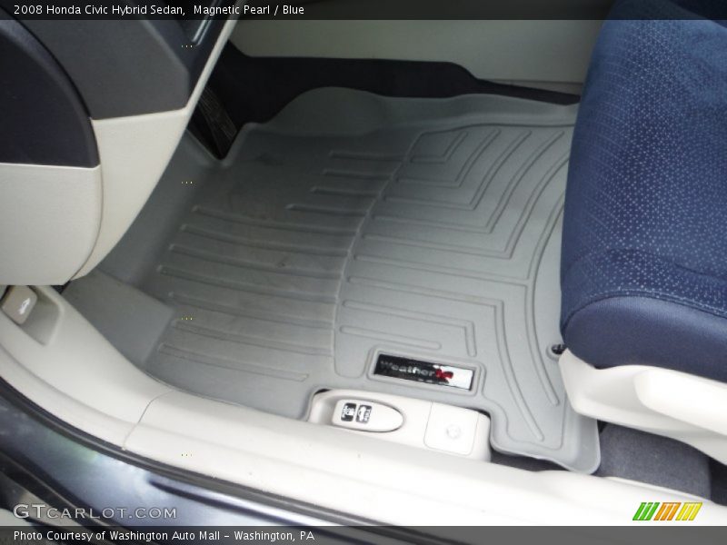 Magnetic Pearl / Blue 2008 Honda Civic Hybrid Sedan