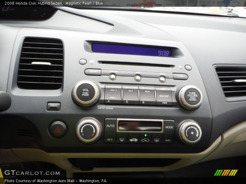 Magnetic Pearl / Blue 2008 Honda Civic Hybrid Sedan