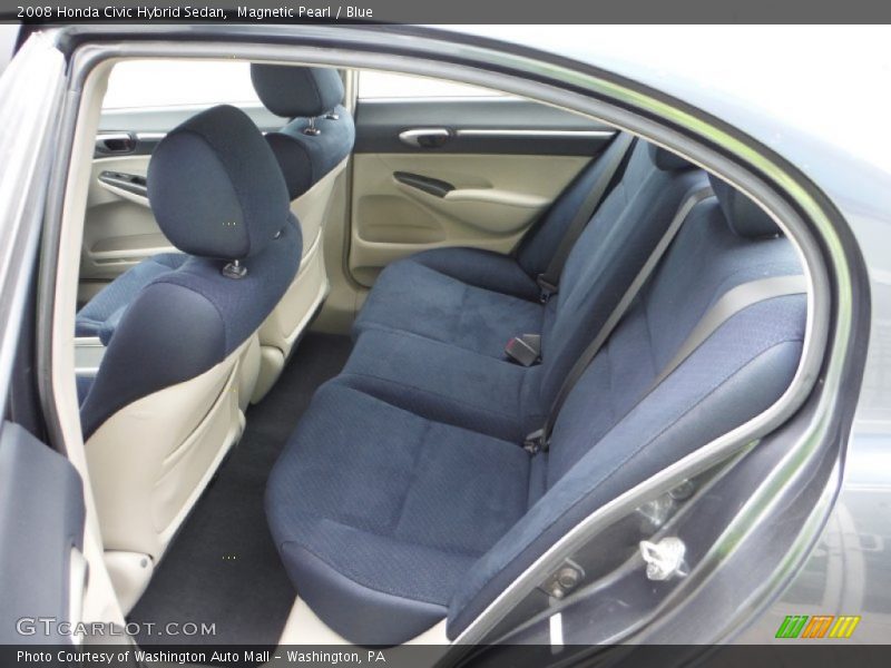Magnetic Pearl / Blue 2008 Honda Civic Hybrid Sedan