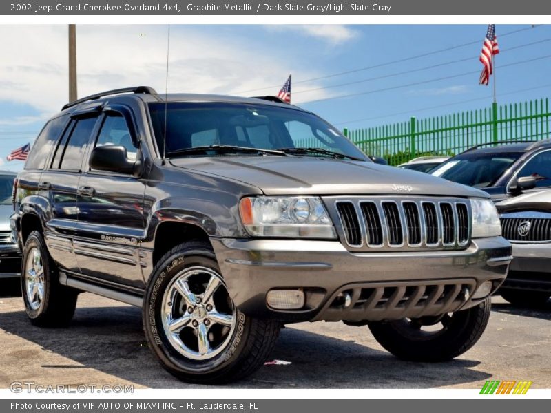 Graphite Metallic / Dark Slate Gray/Light Slate Gray 2002 Jeep Grand Cherokee Overland 4x4