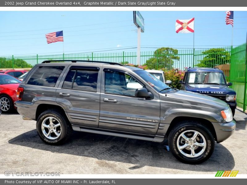 Graphite Metallic / Dark Slate Gray/Light Slate Gray 2002 Jeep Grand Cherokee Overland 4x4