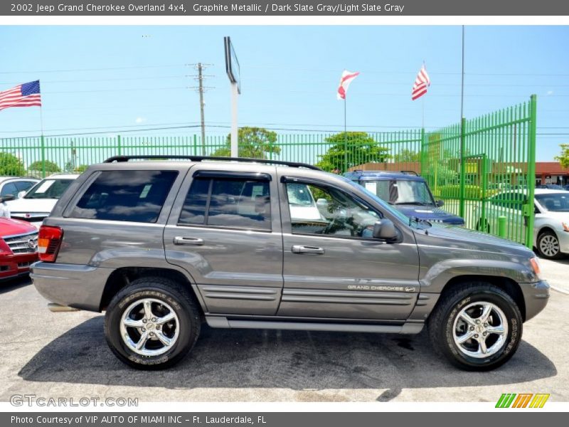 Graphite Metallic / Dark Slate Gray/Light Slate Gray 2002 Jeep Grand Cherokee Overland 4x4