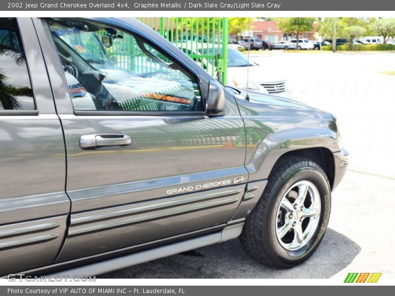 Graphite Metallic / Dark Slate Gray/Light Slate Gray 2002 Jeep Grand Cherokee Overland 4x4