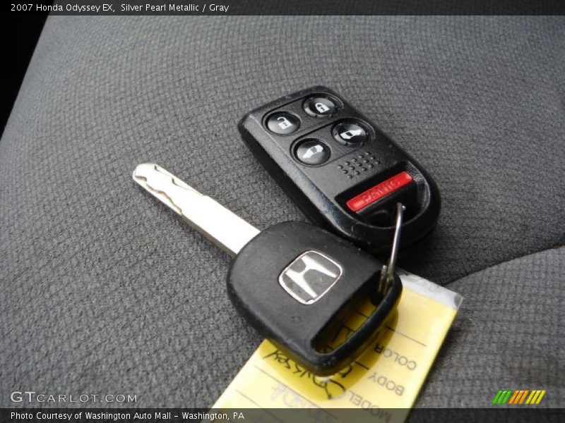 Silver Pearl Metallic / Gray 2007 Honda Odyssey EX