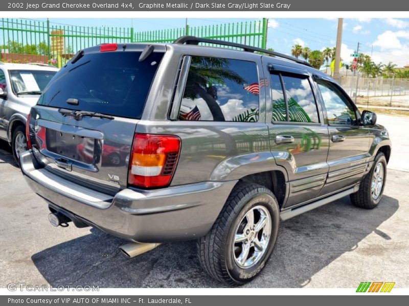 Graphite Metallic / Dark Slate Gray/Light Slate Gray 2002 Jeep Grand Cherokee Overland 4x4