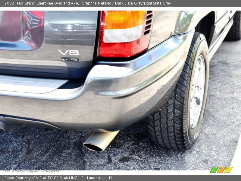 Graphite Metallic / Dark Slate Gray/Light Slate Gray 2002 Jeep Grand Cherokee Overland 4x4