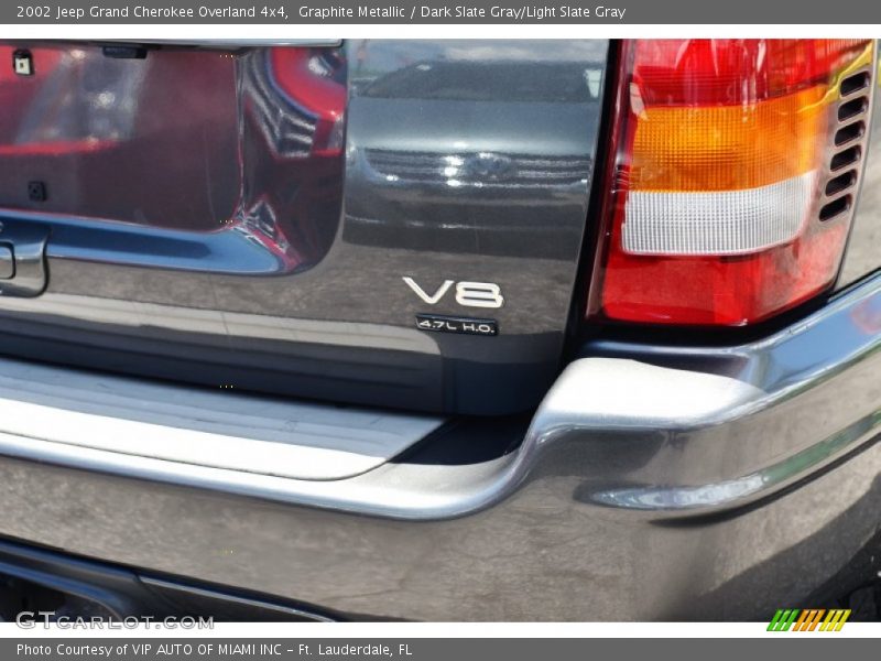Graphite Metallic / Dark Slate Gray/Light Slate Gray 2002 Jeep Grand Cherokee Overland 4x4