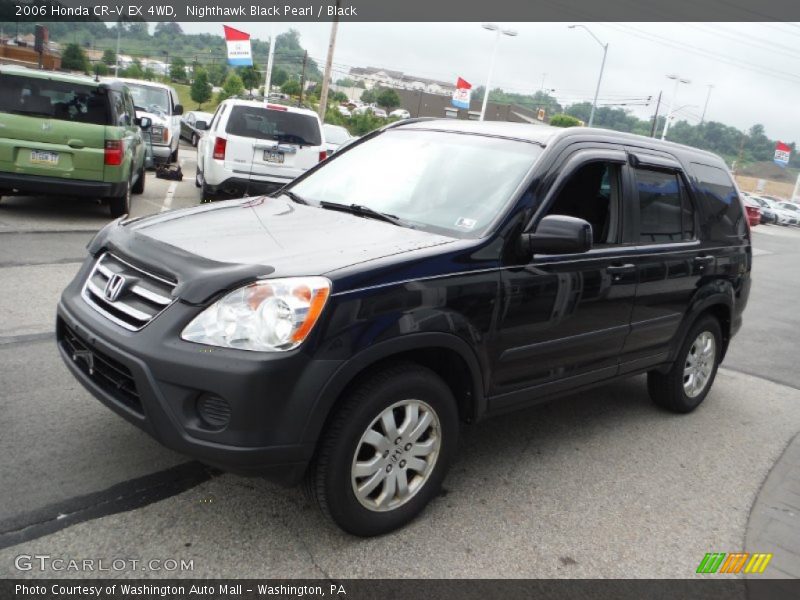 Nighthawk Black Pearl / Black 2006 Honda CR-V EX 4WD