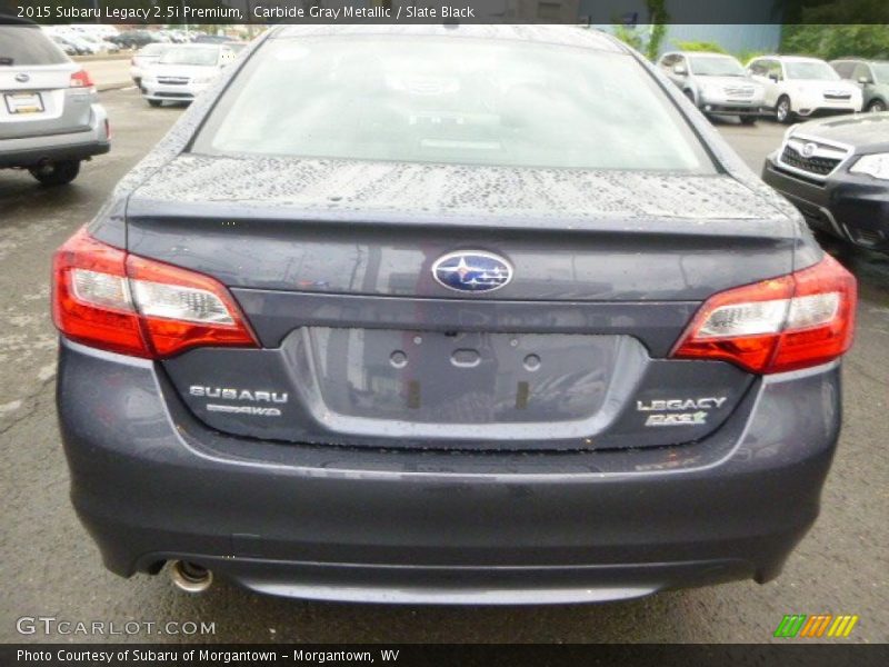 Carbide Gray Metallic / Slate Black 2015 Subaru Legacy 2.5i Premium